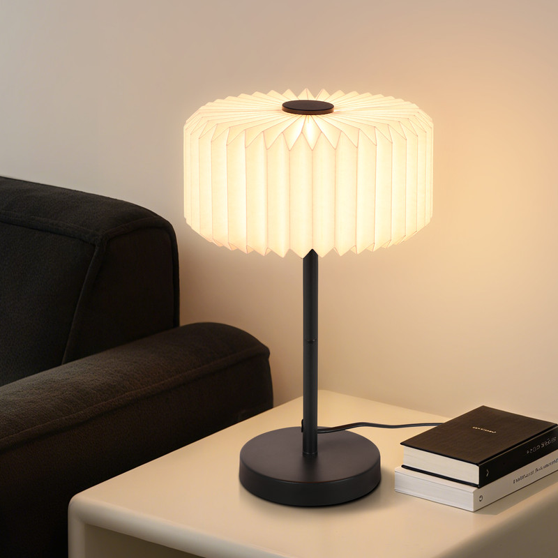 NETTLIFE Vintage sengelampe til stuen - Designer kabelbordlampe til soveværelset
