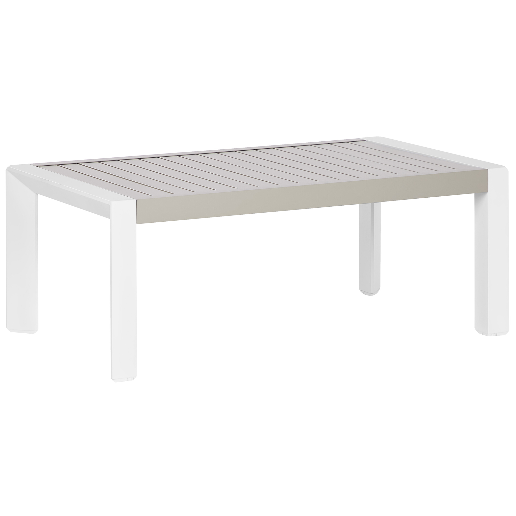Havebord CASTELLA 120 cm 70 cm Metal Brungrå