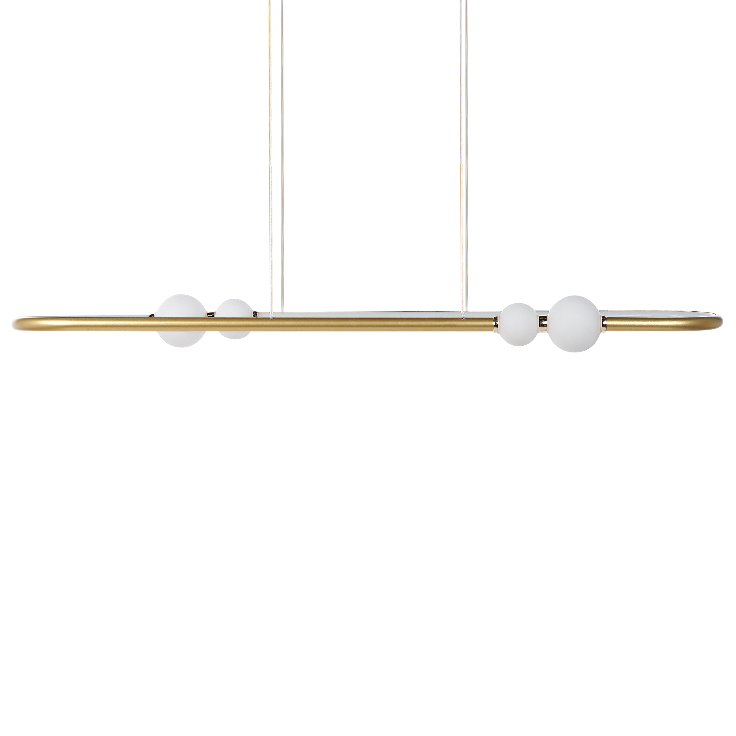 LED-pendel lampe FEALE Metal Guld