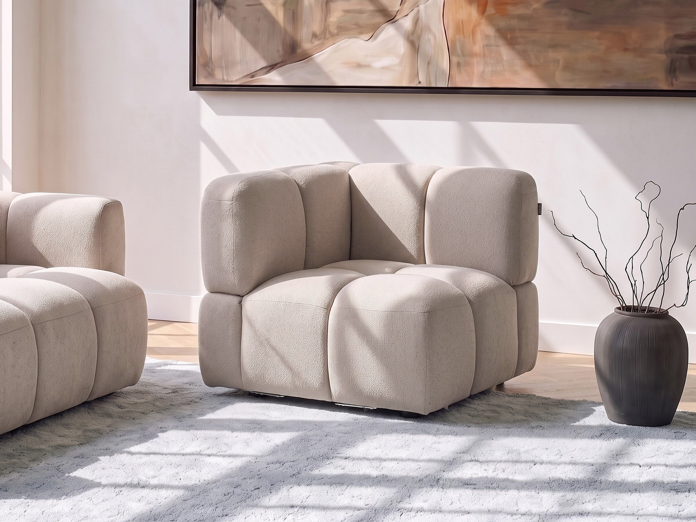 Hjørnemodul MAKSABERG Beige