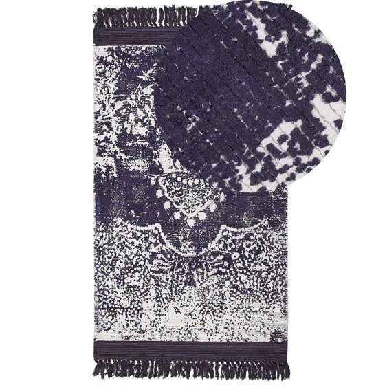 Gulvtæppe AKARSU Lilla 80 x 150 cm Viskose