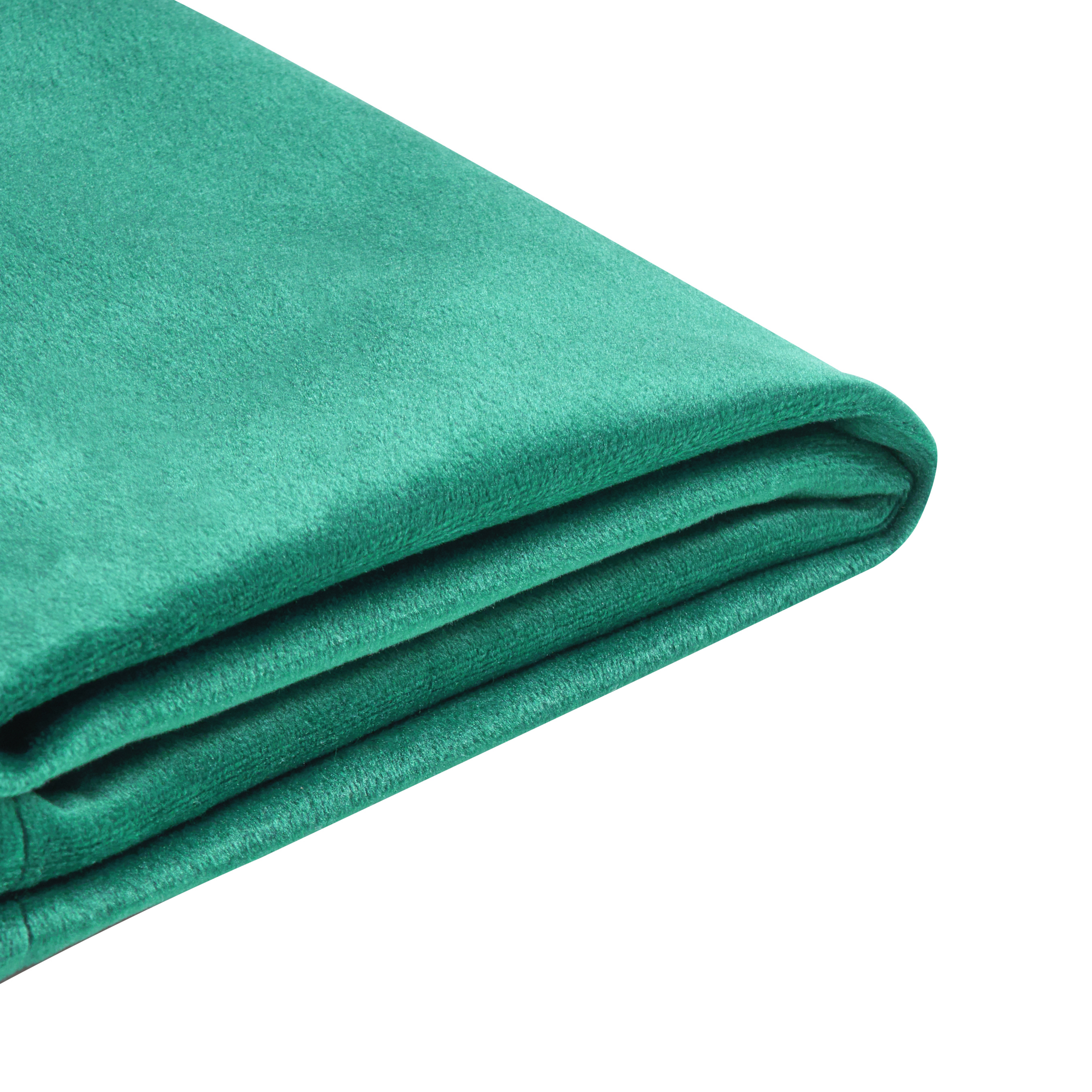 Sengekappe Velour FITOU 90x200 cm Mørkegrøn