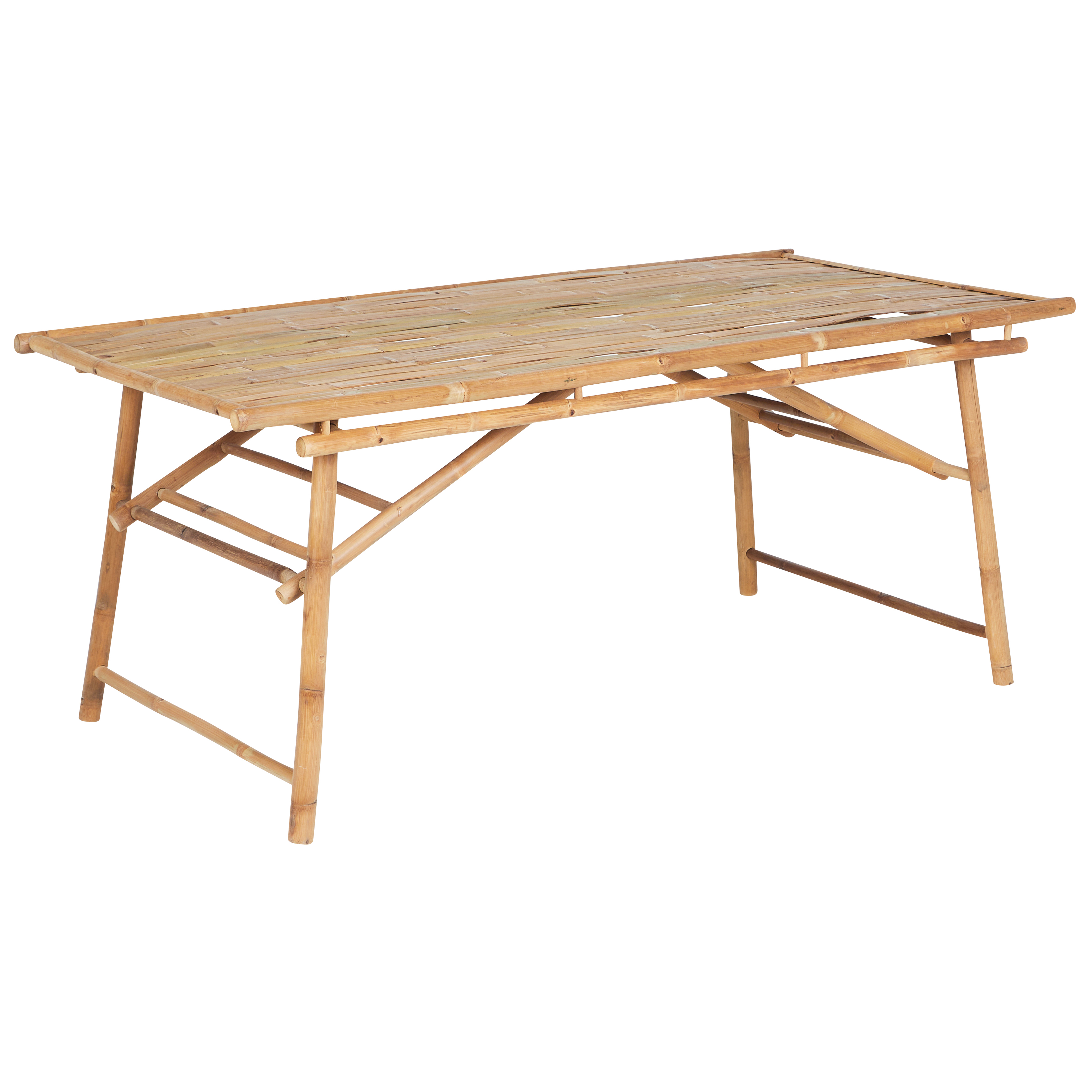 Havebord TINDARI 180 cm 90 cm Bambus Lysebrun