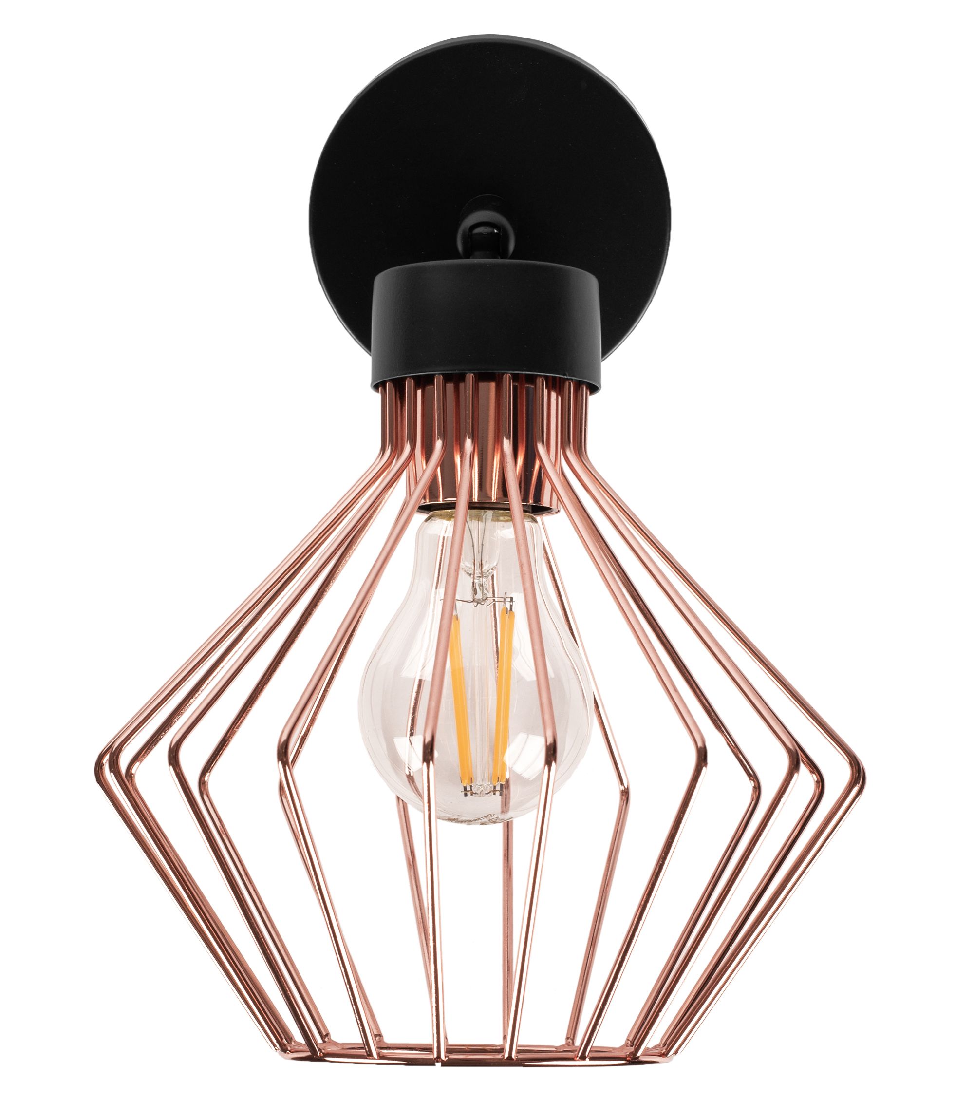 TOOLIGHT væglampe APP534-1W Sort/Guld 26x19x10cm