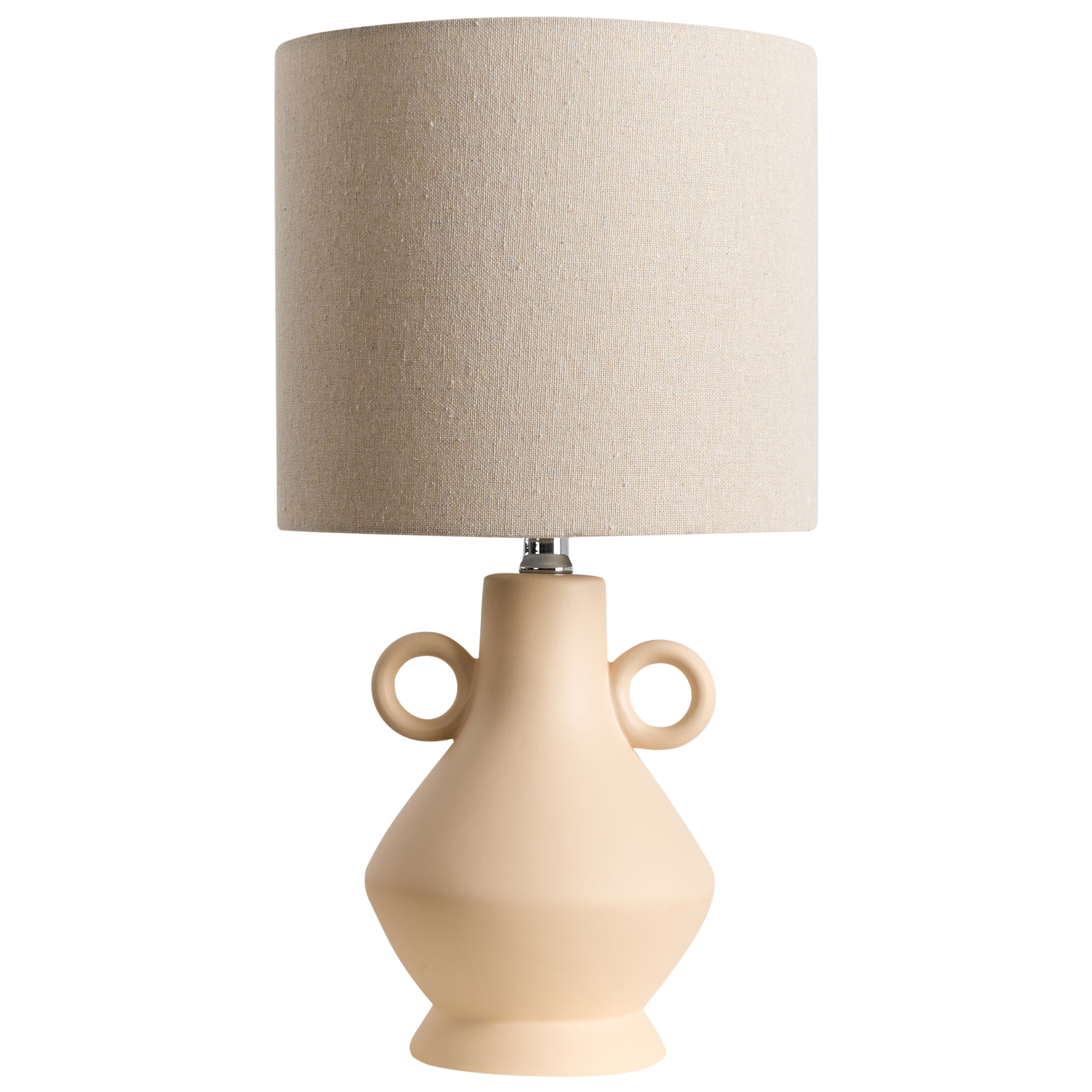 Bordlampe KERULEN Keramik Beige