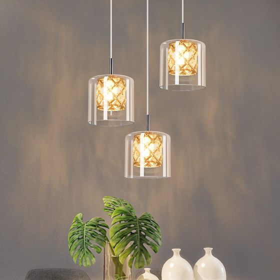 NETTLIFE moderne, krystal, G9, glas, pendellampe, til spisestue, justerbar, højde
