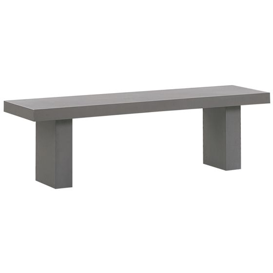Havebænk TARANTO 150 cm Beton Grå