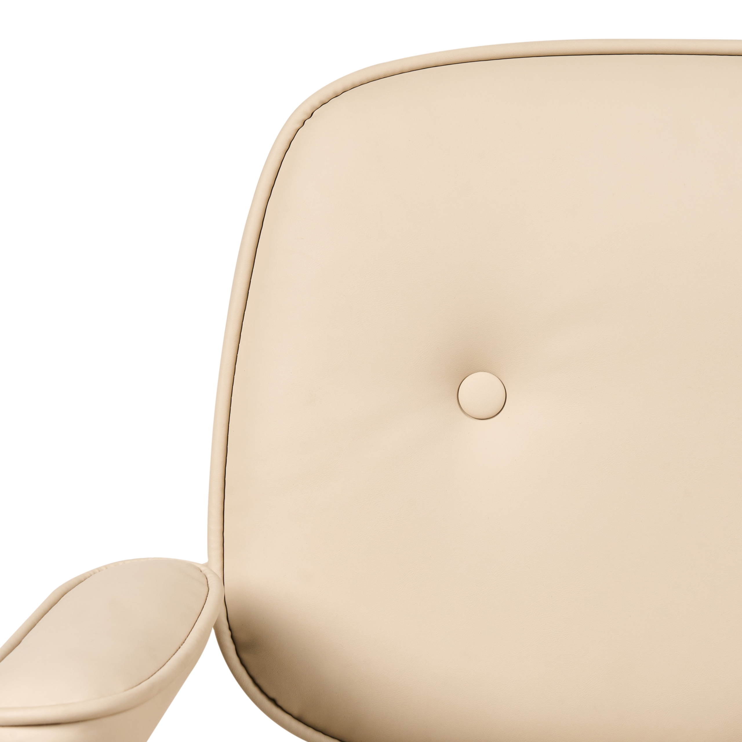 Skrivebordsstol PARAMUS Kunstlæder Beige