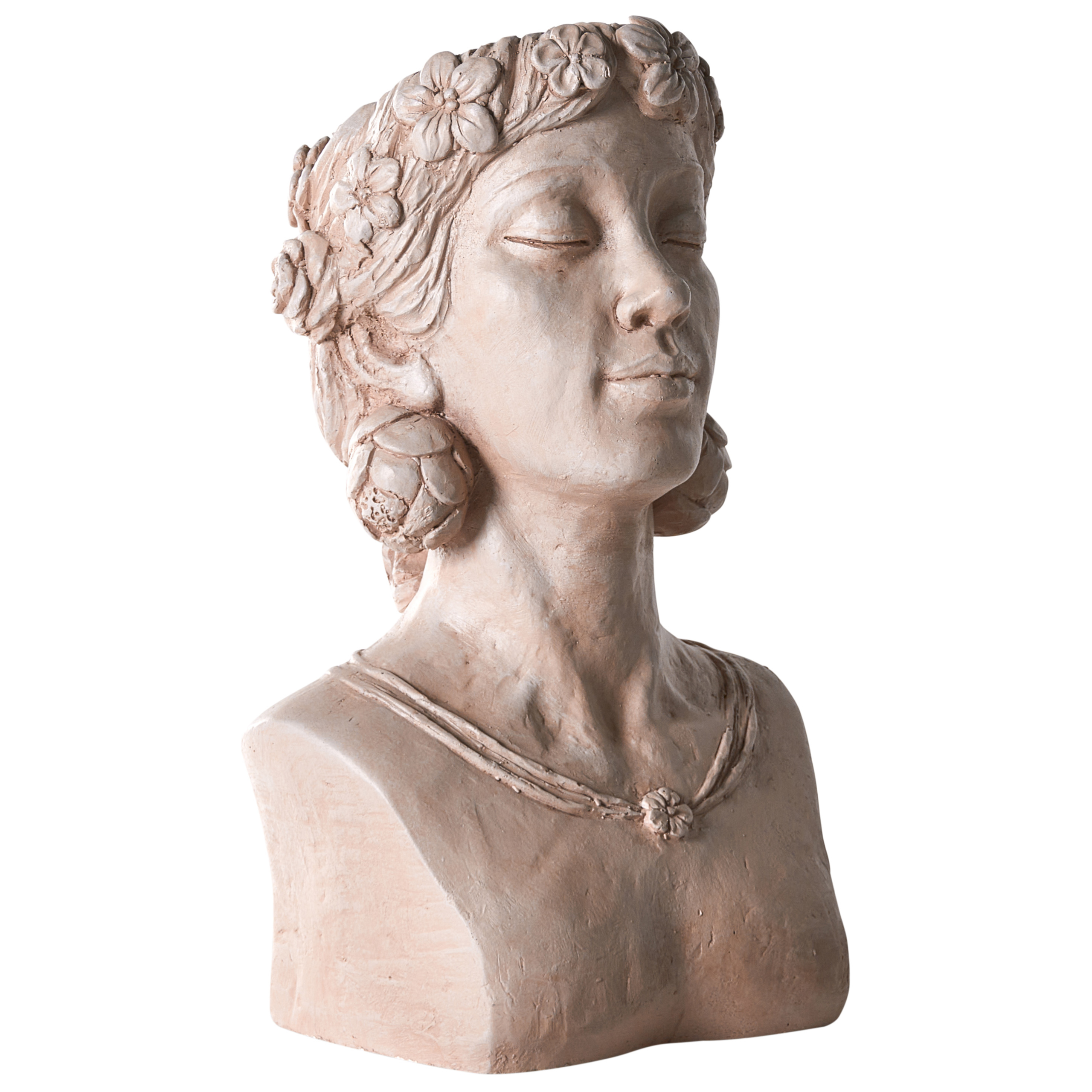 Urtepotte Buste MIRTO 30 cm Beige