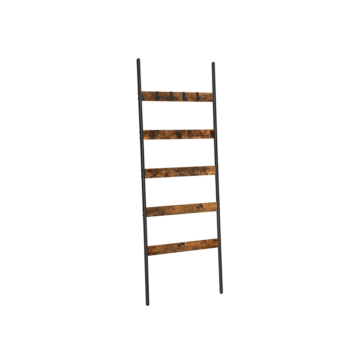 VASAGLE stigereol, 5 niveauer, 65 cm, rustikbrun/sort, LLS011B01