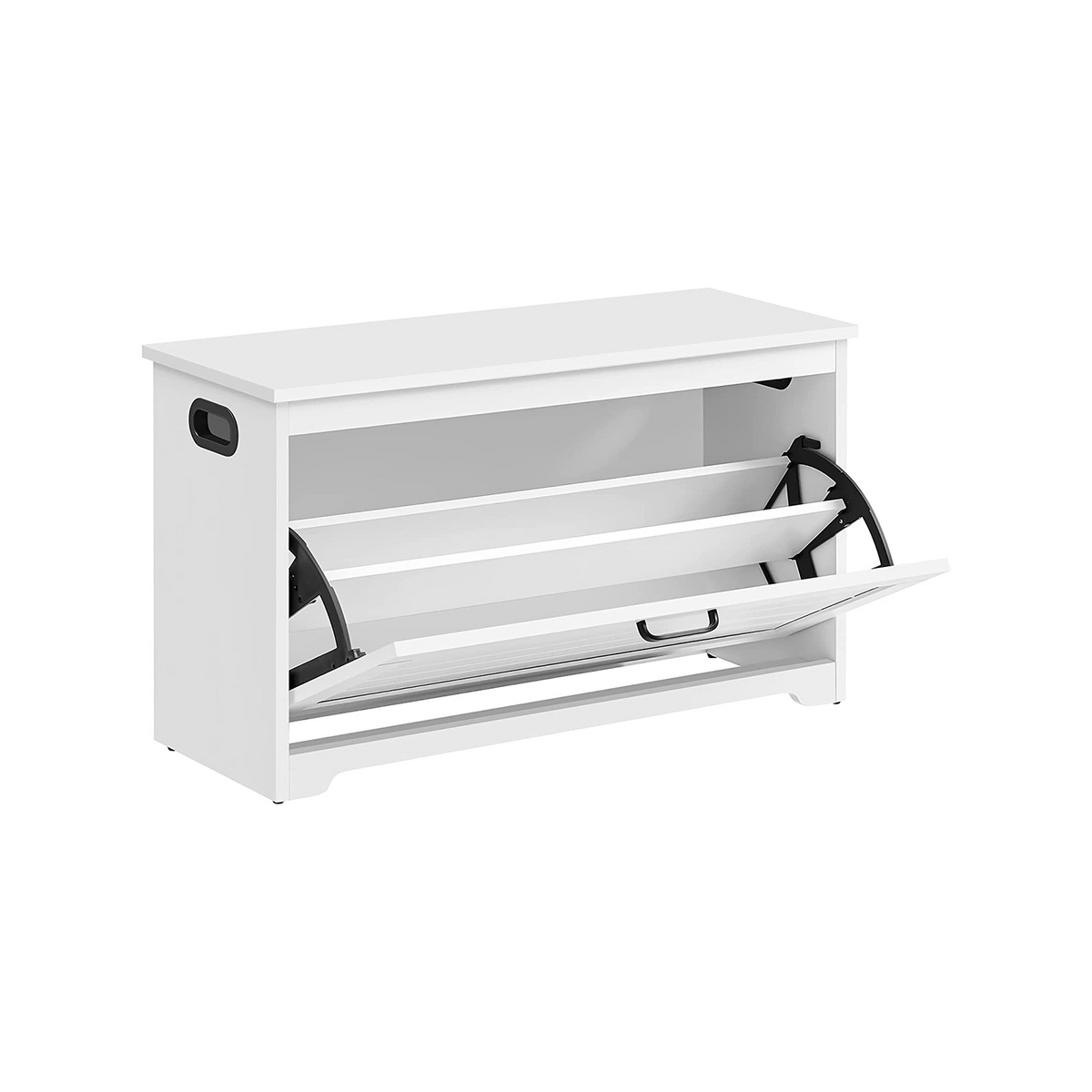 Vasagle skoskab, 80 × 30 × 46 cm, justerbar, hvid, LHS120T10