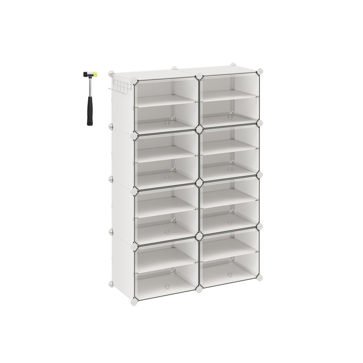 Songmics skostativ, hvid