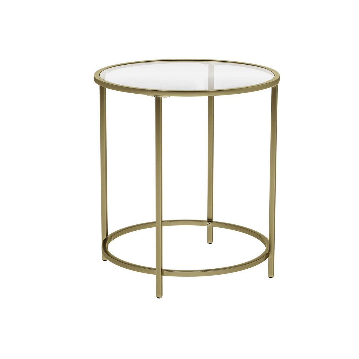 VASAGLE sidebord, guld, LGT20G