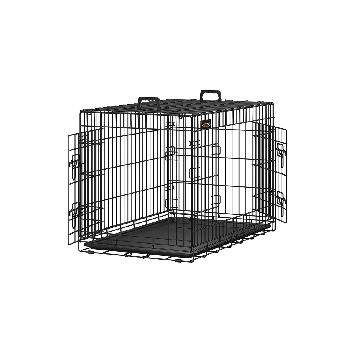 FEANDREA hundebur, 92.5 cm, sammenklappelig, sort, PPD36H