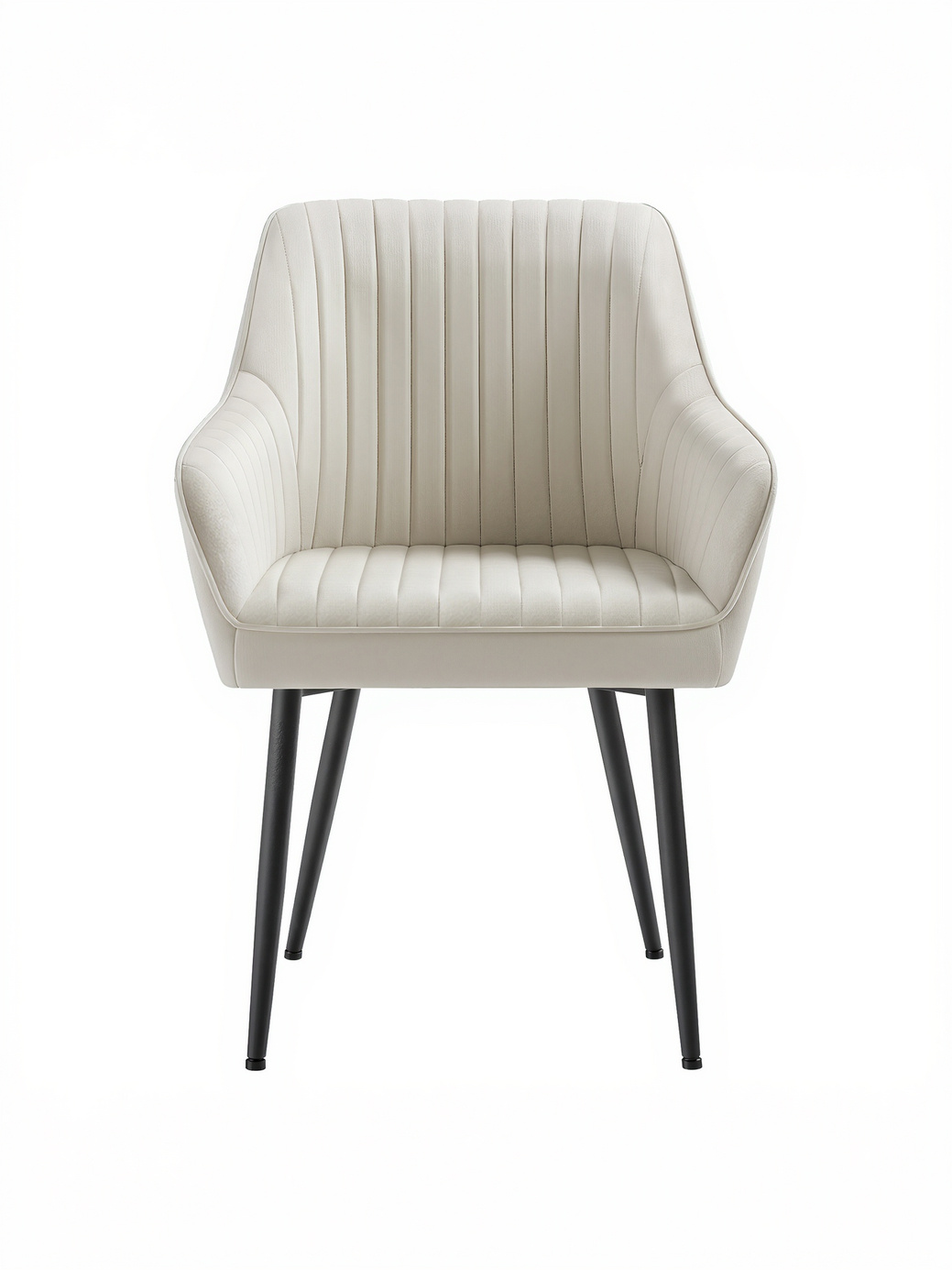 SONGMICS lænestol, polstret, beige/sort