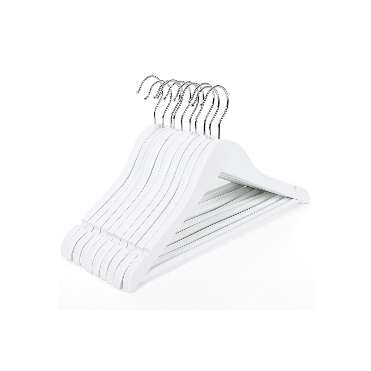 SONGMICS tøjbøjler, 20-pak, 35cm, hvid, CRW06W-20