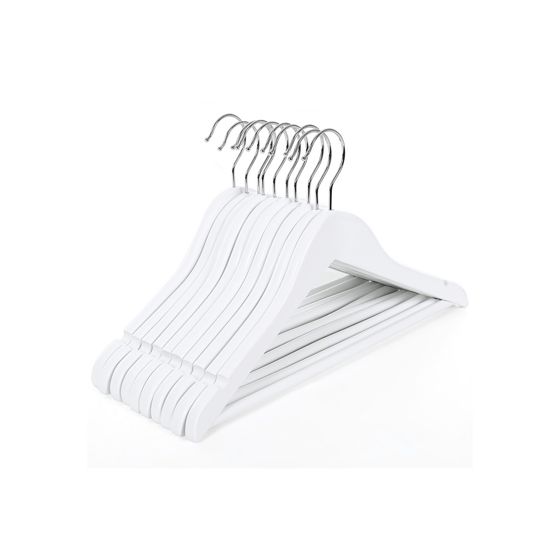 Songmics tøjbøjler, 20-pak, 35cm, hvid, CRW06W-20