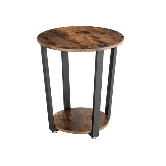 Vasagle sidebord, rustikbrun, LET57X