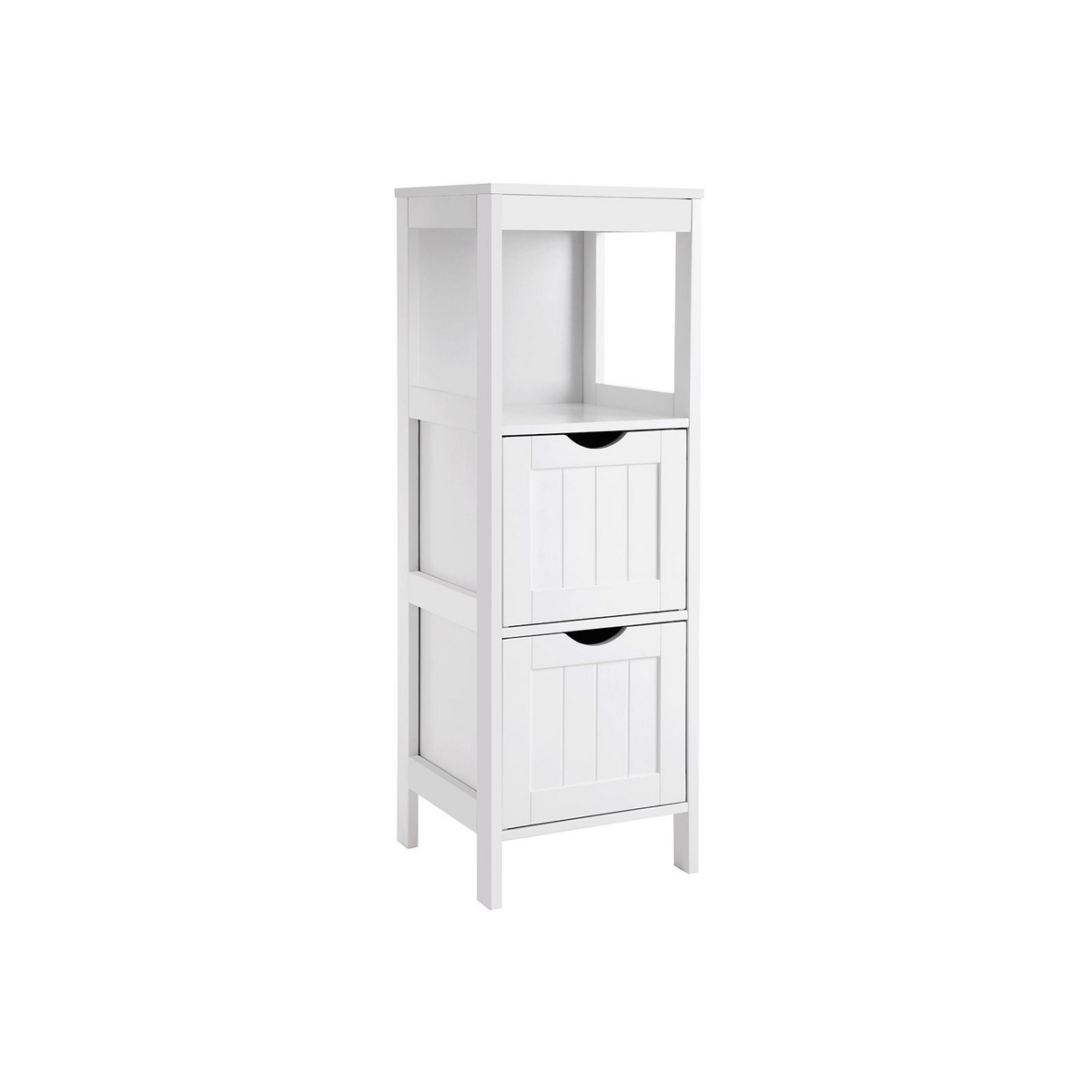 Vasagle sengebord, 2 skuffer, 30 × 89 × 30 cm, hvid, BBC42WT