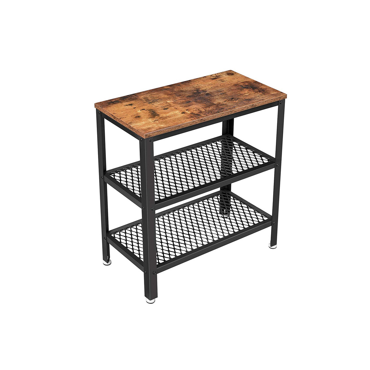 VASAGLE sidebord, rustikbrun, LET33BX