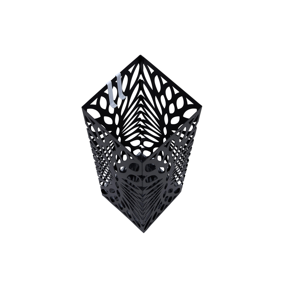 SONGMICS paraplyholder, 4 kroge, 15.5 × 15.5 × 49 cm, sort, LUC48B