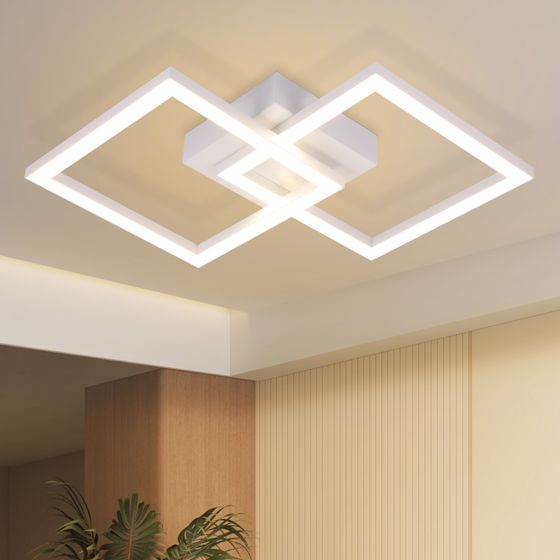 NETTLIFE 24W, geometrisk, LED - loftslampe, loftslampe, til stue og soveværelse