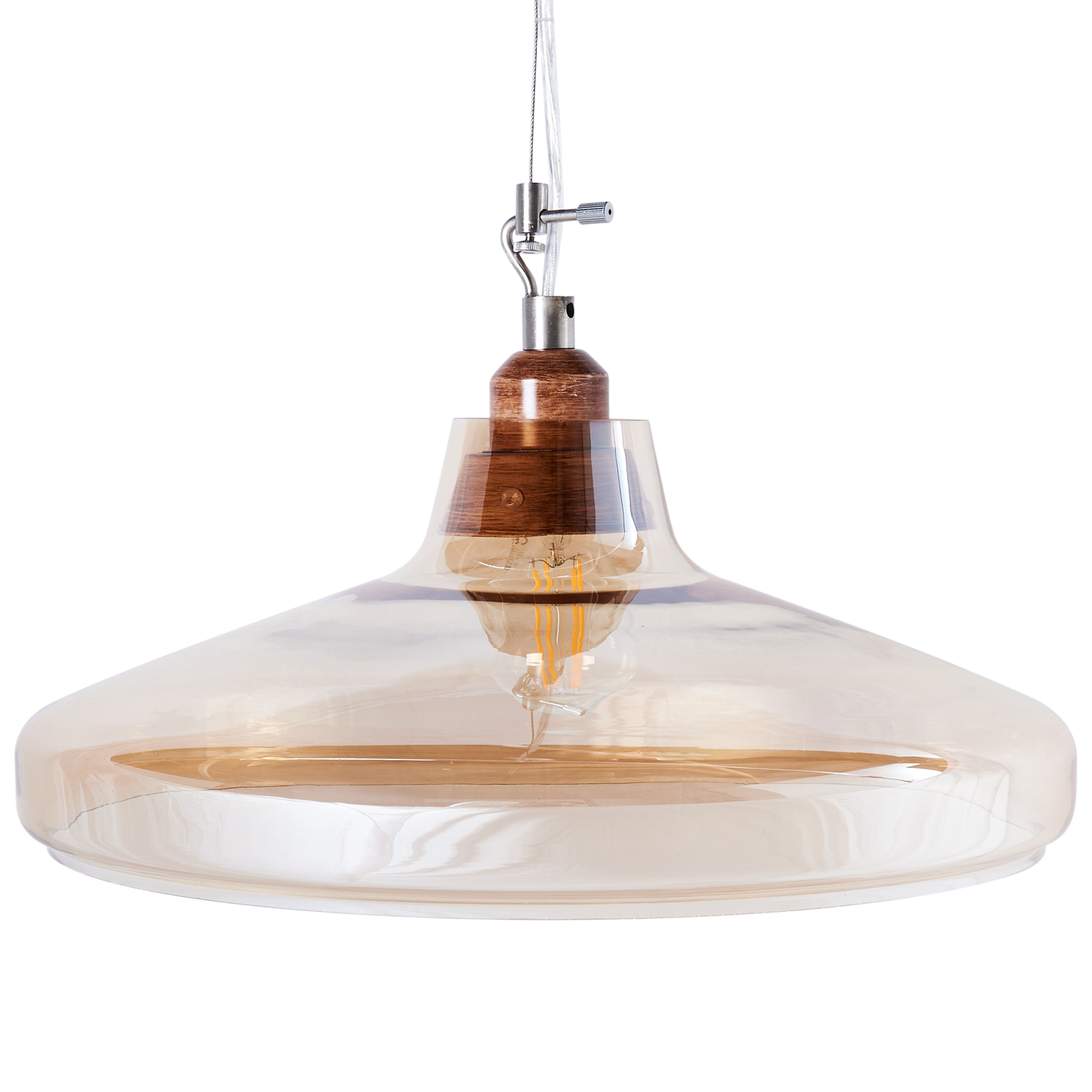 Loftlampe ALIKOS Glas Guld