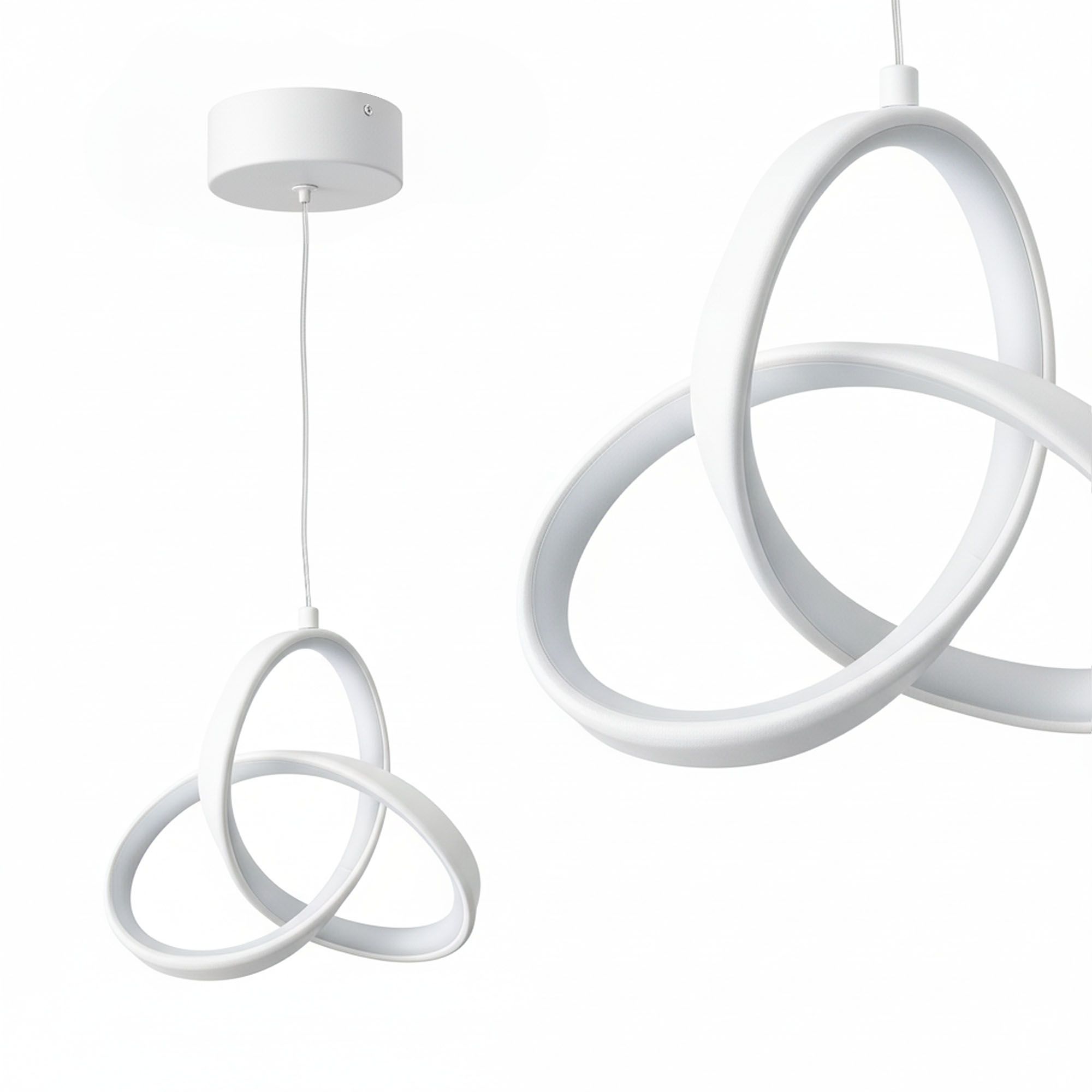 TOOLIGHT hængende loftlampe APP1783-CP LED Hvid 21x7x107cm
