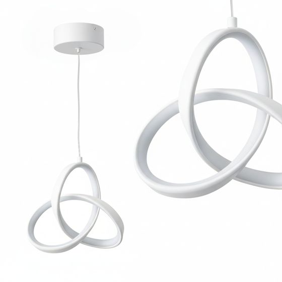 TOOLIGHT hængende loftlampe APP1783-CP LED Hvid 21x7x107cm