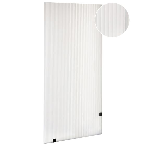 Brusevæg MAHUIDA 90 x 195 cm Transparent