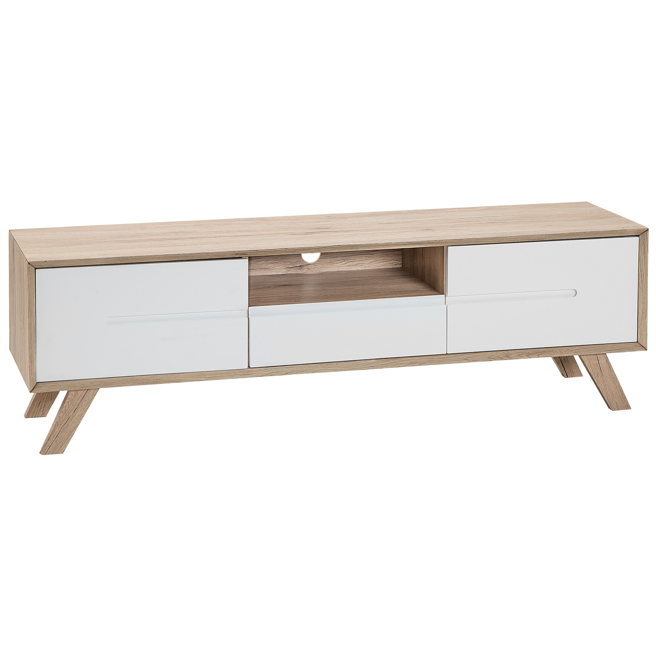 TV-bord FORESTER Brun/hvid