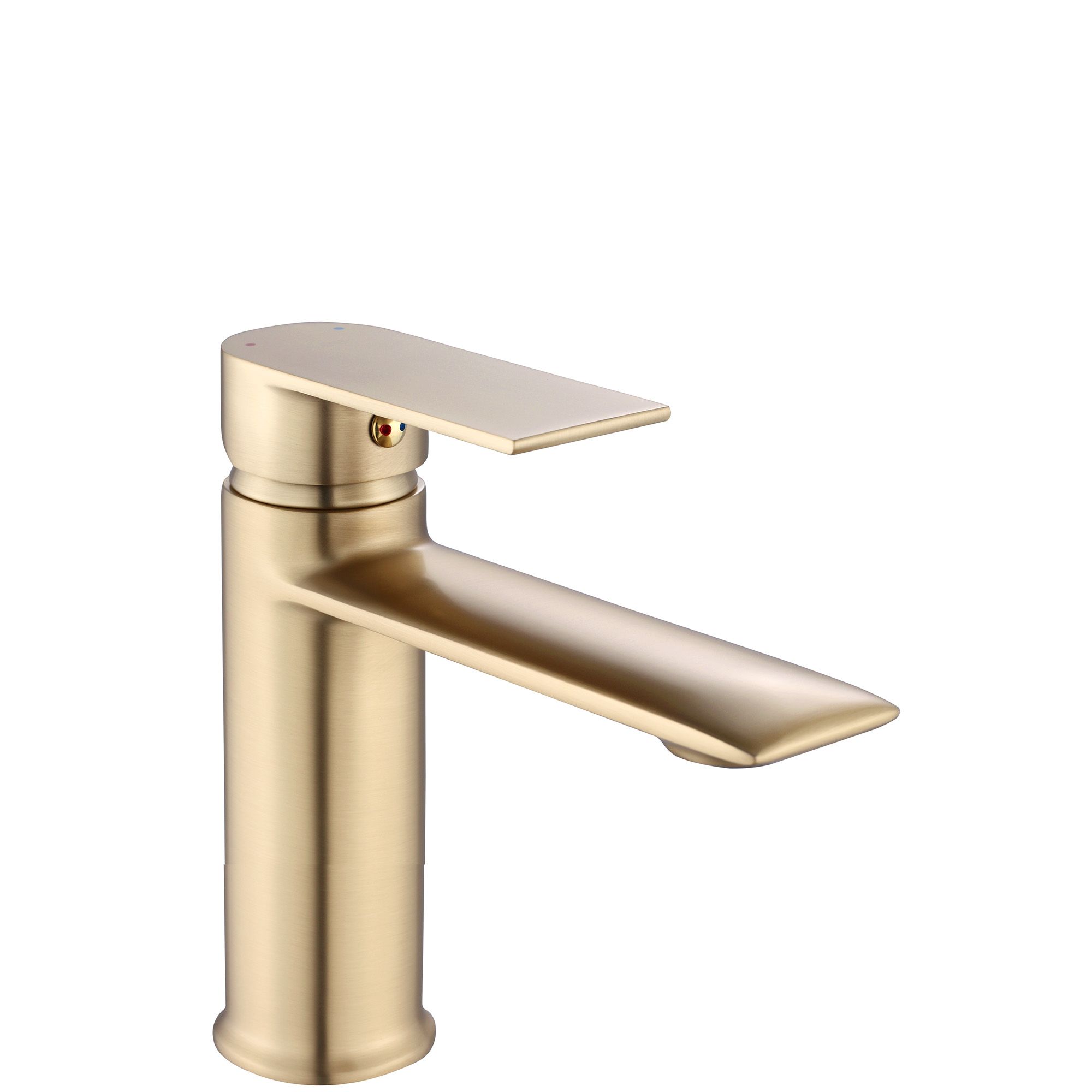 REA håndvaskarmatur Veneta Lav Børstet guld, 16,7x4,2x16,2cm