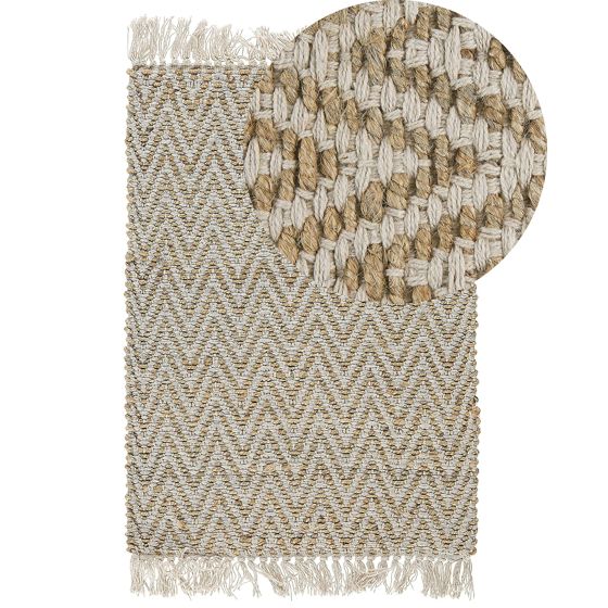 Gulvtæppe AFRIN Beige 50 x 80 cm Jute