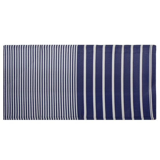Udendørstæppe HALDIA Navy Blå 90 x 180 cm