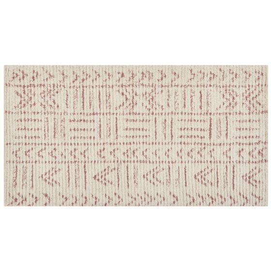 Gulvtæppe EDIRNE Beige 80 x 150 cm Bomuld