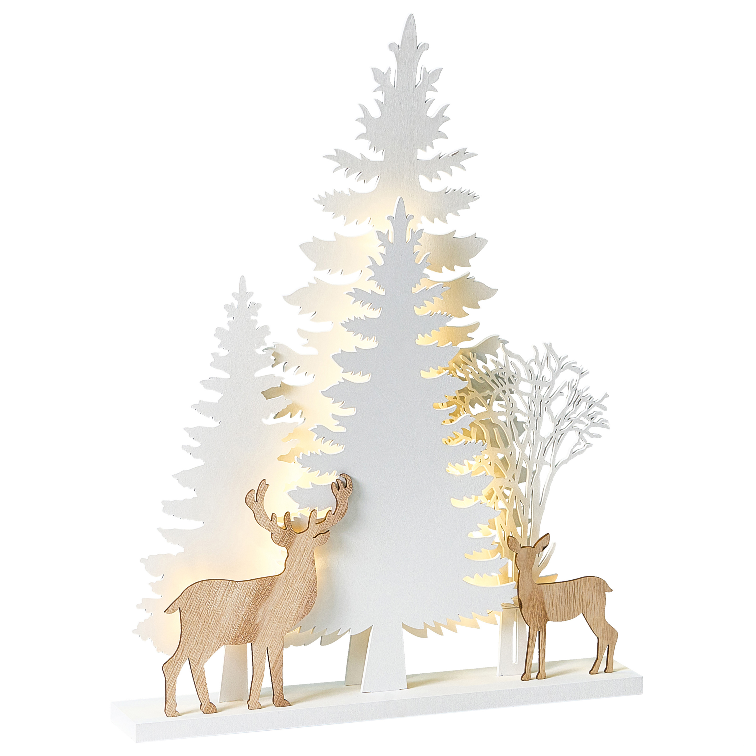 Juledekoration LED GISSELAN 45 cm Hvid
