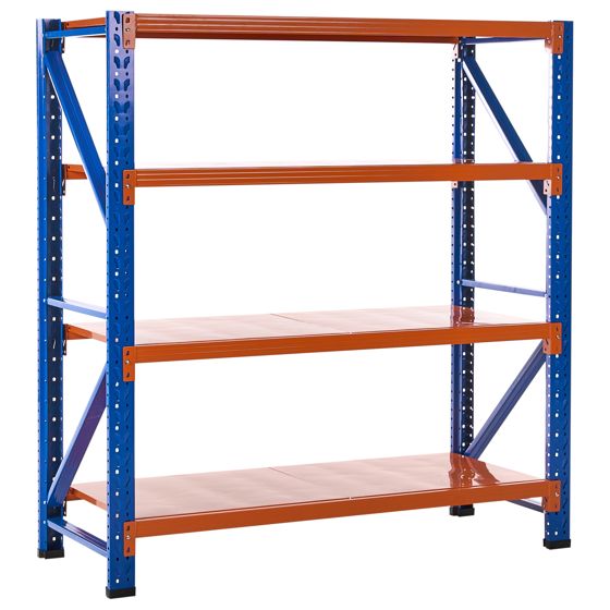 Hylder til garagen FIUGGI 200 cm 200 cm Metal Orange