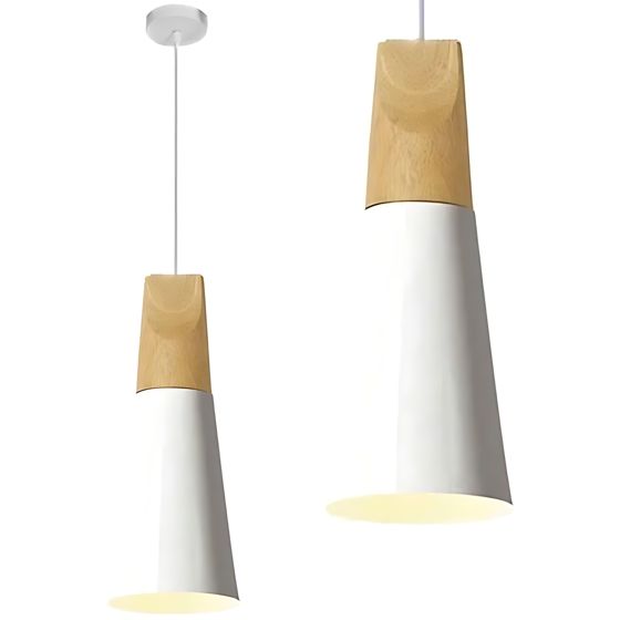 TOOLIGHT hængende loftlampe APP058-1CP SCANDI B Hvid 14,5x10x26cm
