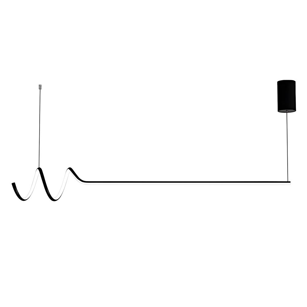 TOOLIGHT hængende loftlampe LHJ030-CP Sort 120x14x14cm