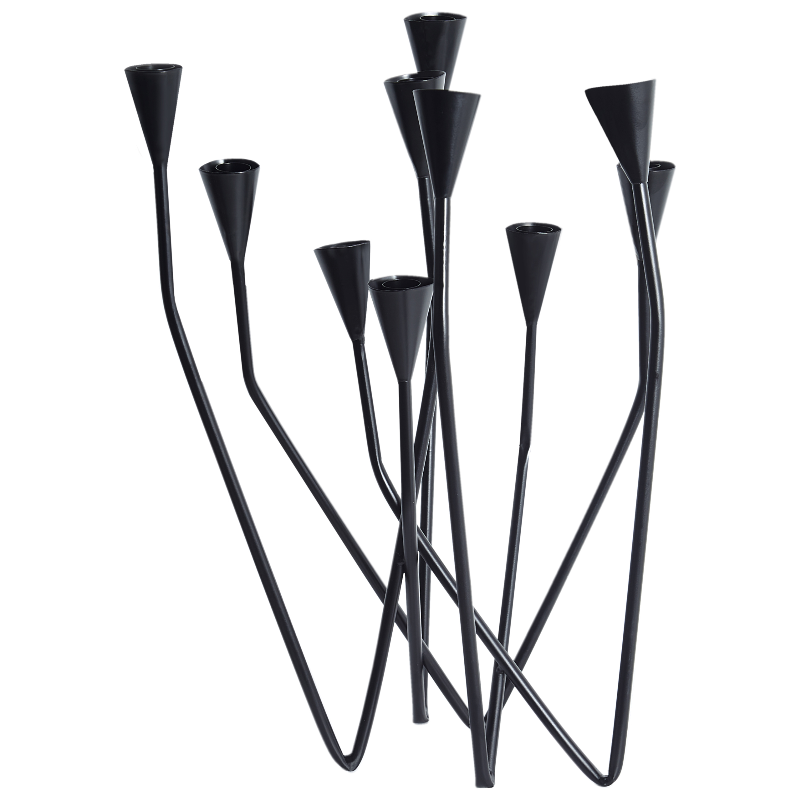 Lysestage MATOSINHOS 54 cm Metal Sort