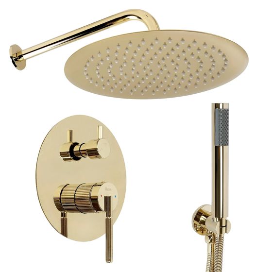 REA indbygget brusesæt JS-622711G ARGON Guld, 180x40x20cm