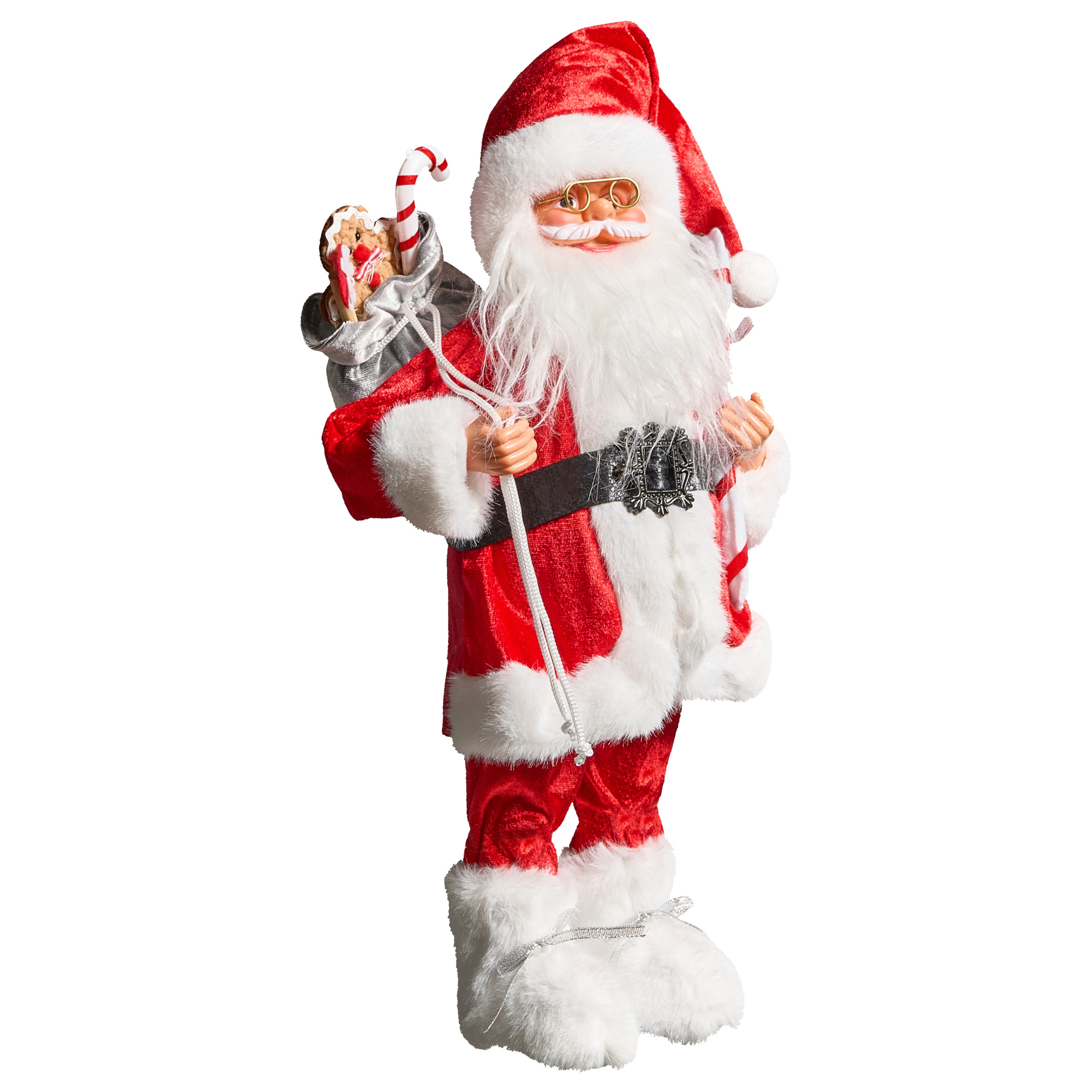 Juledekoration ORMSAVATNET 45 cm Julemand Rød