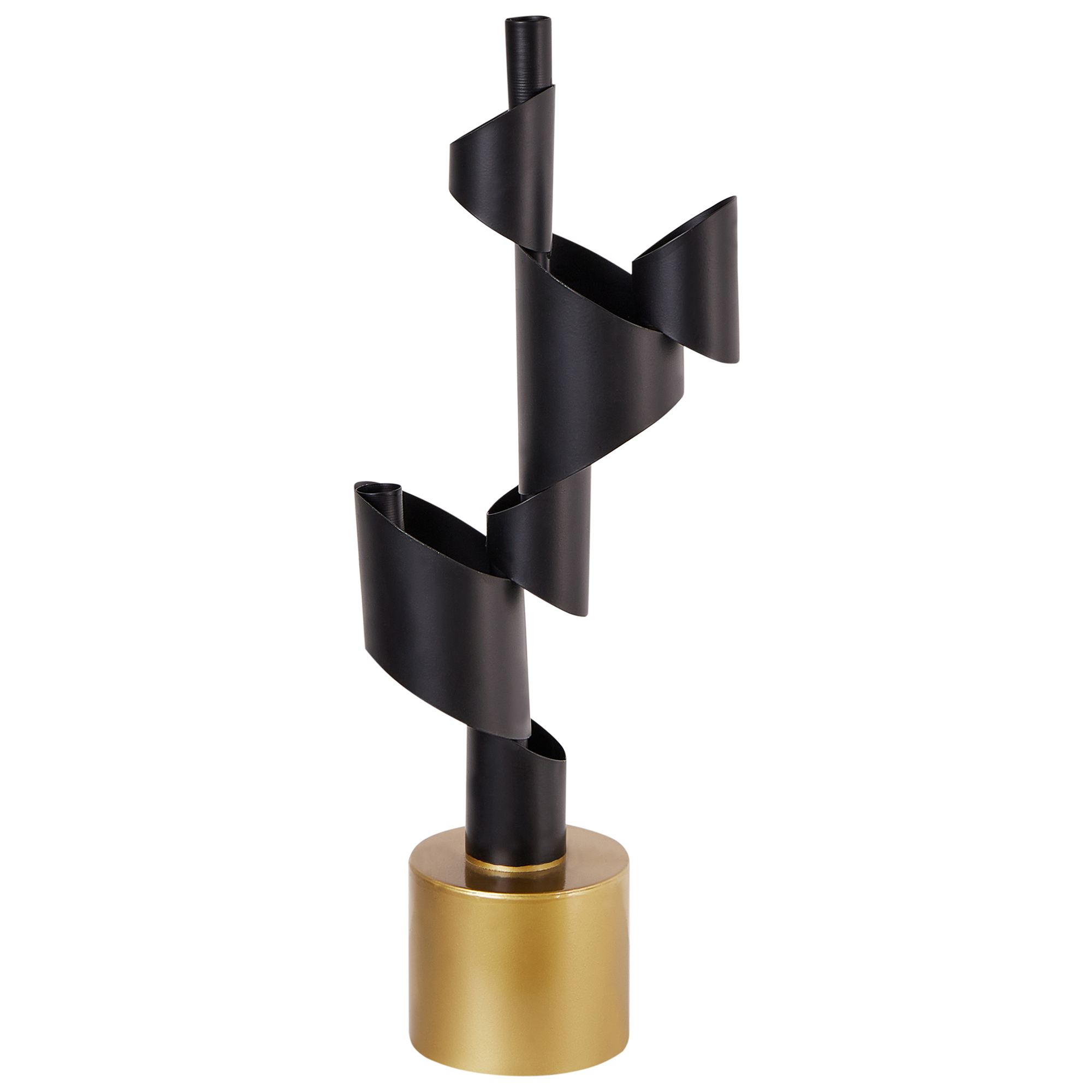 Lysestage AMILLY 51 cm Metal Sort