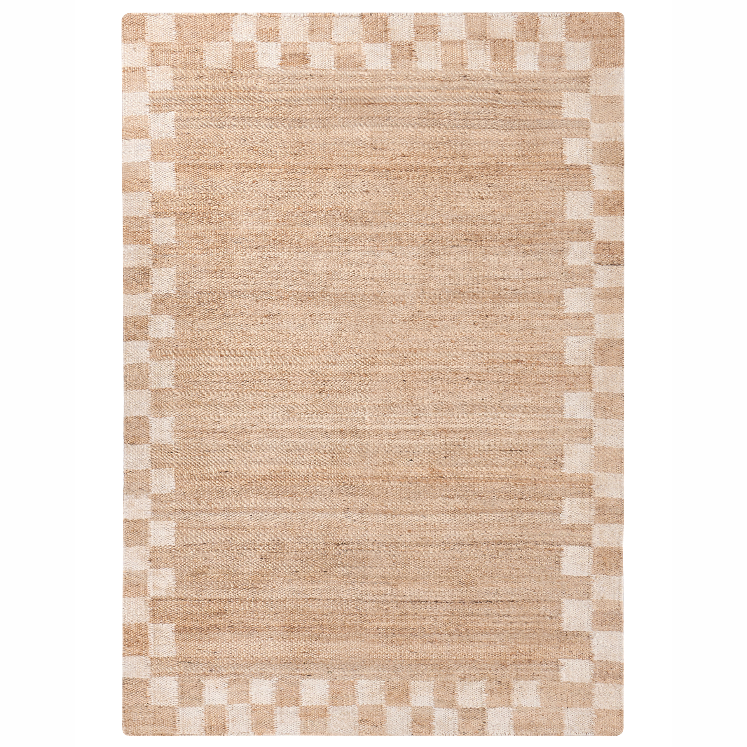 Gulvtæppe BEED Lys Beige 160 x 230 cm Jute