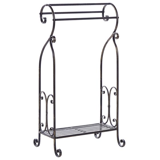 Håndklædestativ LINARES Metal Sort