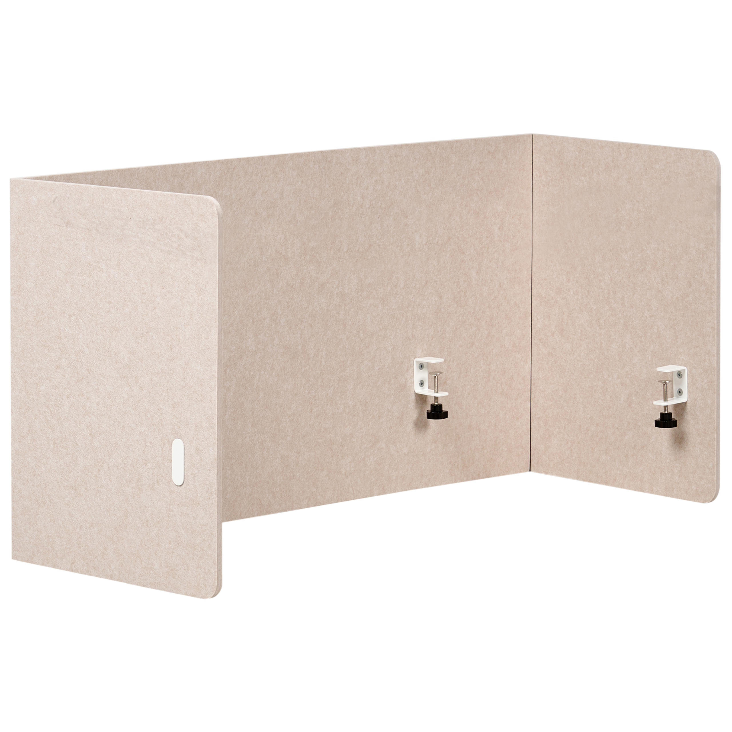 Skrivebordsdeler SOLOA 210 x 61 cm Beige