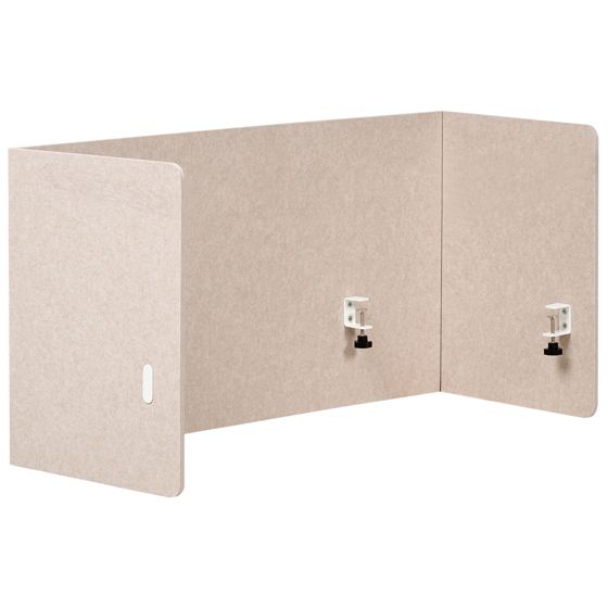 Skrivebordsdeler SOLOA 210 x 61 cm Beige