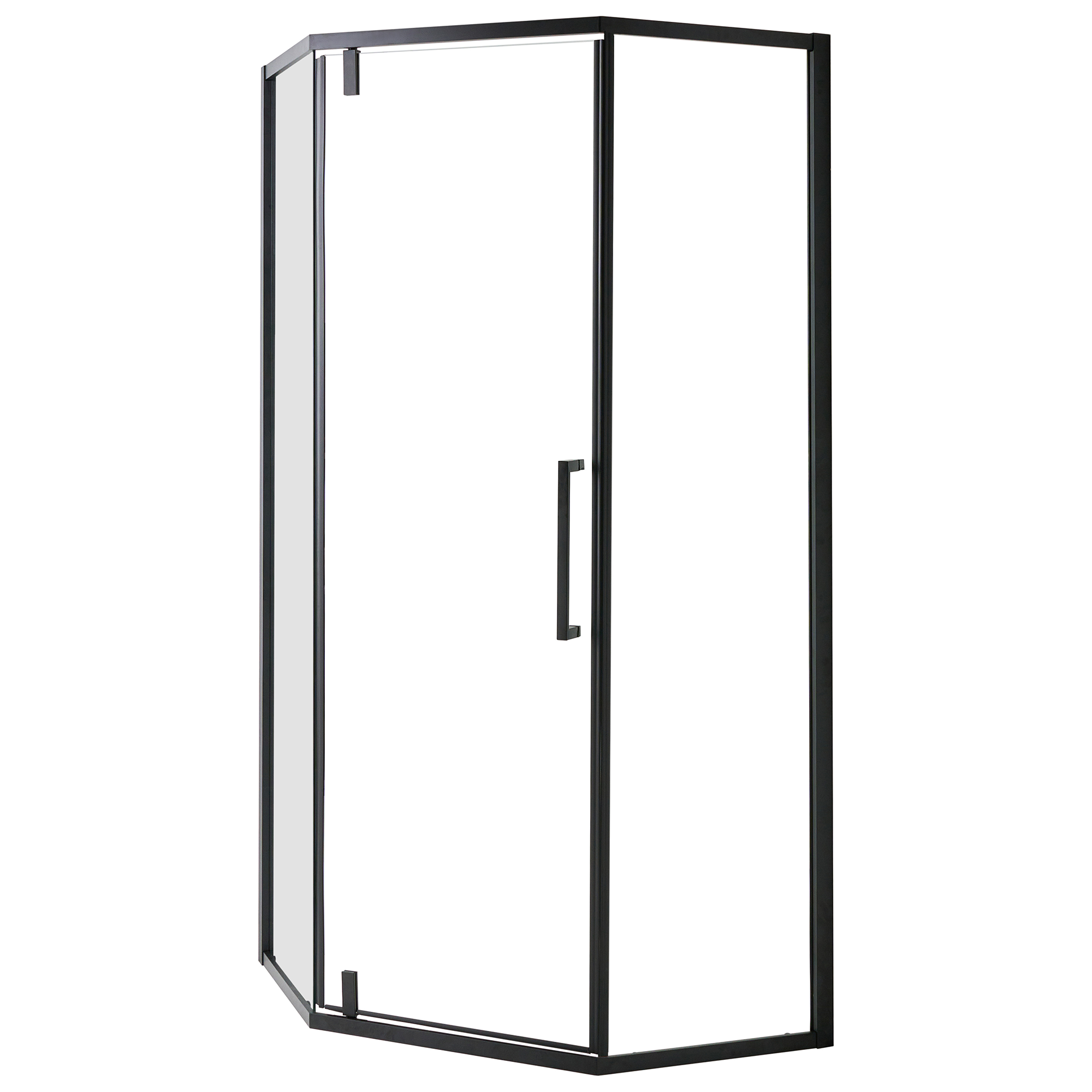 Brusekabine TOCANTINS 90 x 90 x 190 cm Sort