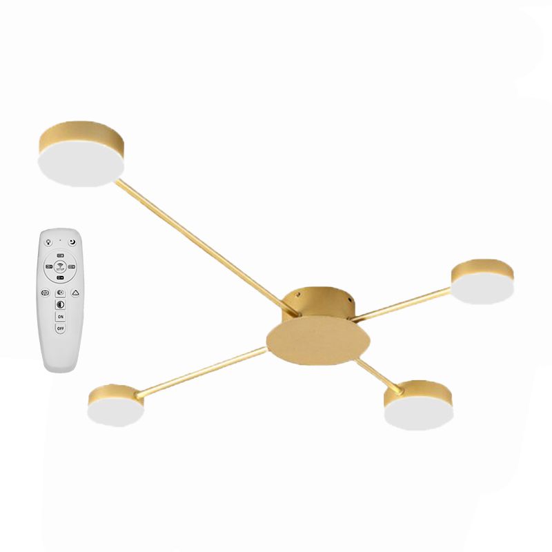 TOOLIGHT loftlampe LED APP520-4C Guld 110x66,5x10cm