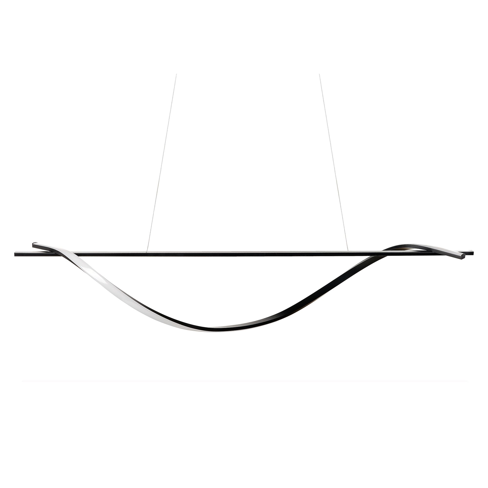LED-pendel lampe BODRI Metal Sort